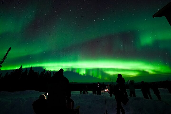 Mountaintop 360° Beste Alaskan hytte med fotografi @Aurora Camp