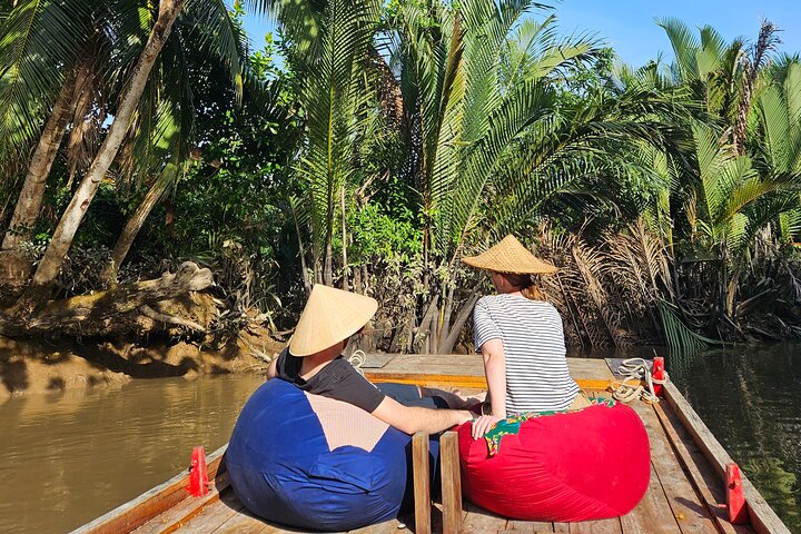Mekong River Relaxing Crociera in barca a vela ai canali del cocco (1.5HRS)