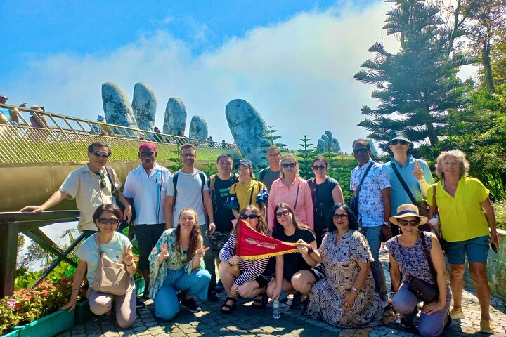 Visite d'une journée complète en petit groupe du Golden Bridge et des collines de Ba Na