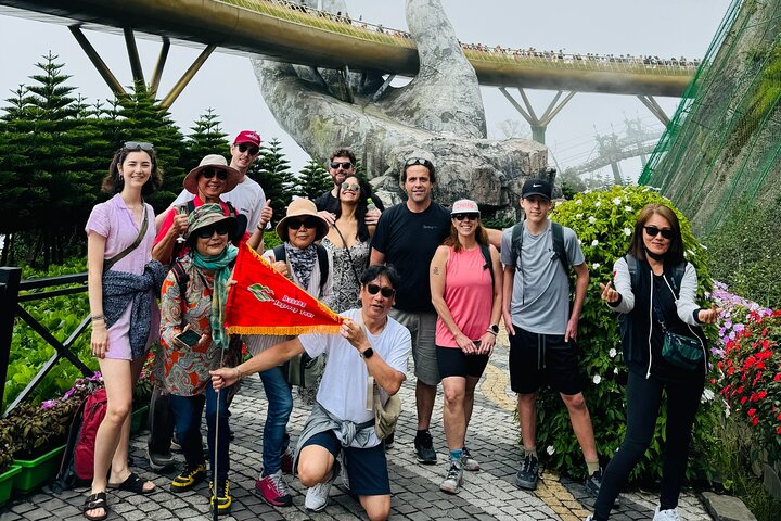 Visite d'une journée complète en petit groupe du Golden Bridge et des collines de Ba Na