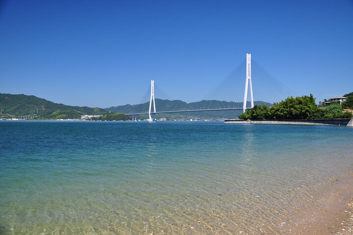 Excursion privée d'une demi-journée à vélo électrique Shimanami Kaido - 3 itinéraires