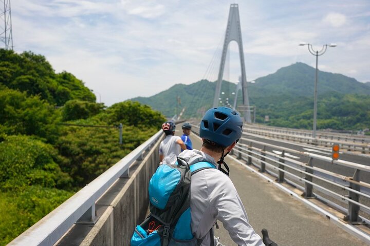 Excursion privée d'une demi-journée à vélo électrique Shimanami Kaido - 3 itinéraires