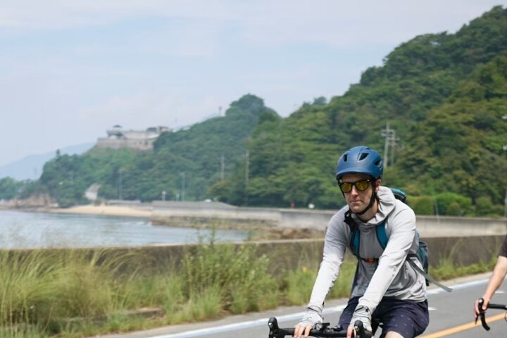 Excursion privée d'une demi-journée à vélo électrique Shimanami Kaido - 3 itinéraires