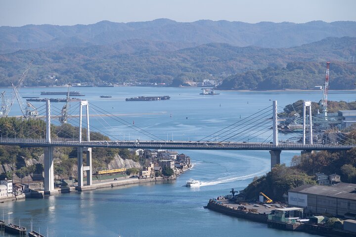 Excursion privée d'une demi-journée à vélo électrique Shimanami Kaido - 3 itinéraires