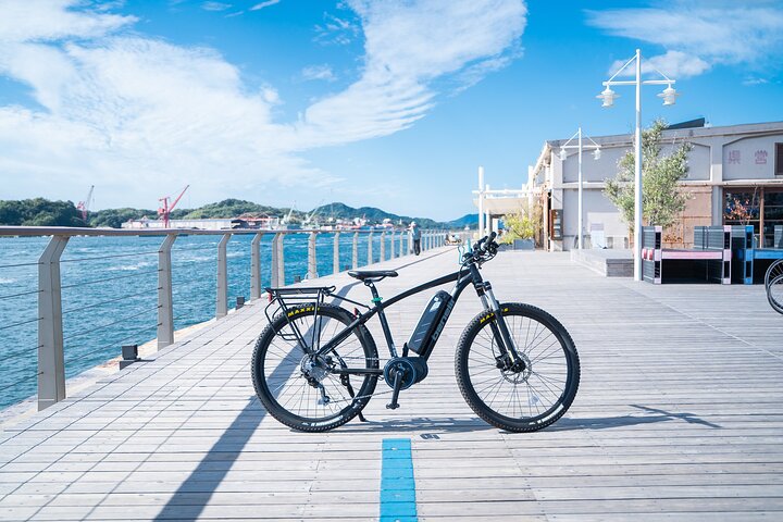 Excursion privée d'une demi-journée à vélo électrique Shimanami Kaido - 3 itinéraires
