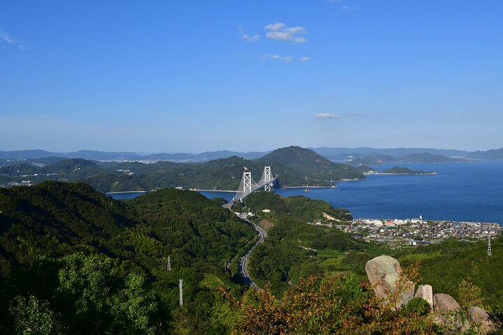 Excursion privée d'une demi-journée à vélo électrique Shimanami Kaido - 3 itinéraires