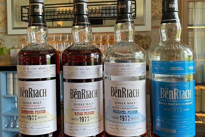 Tour privato del whisky Speyside con oltre 10 degustazioni di single malt