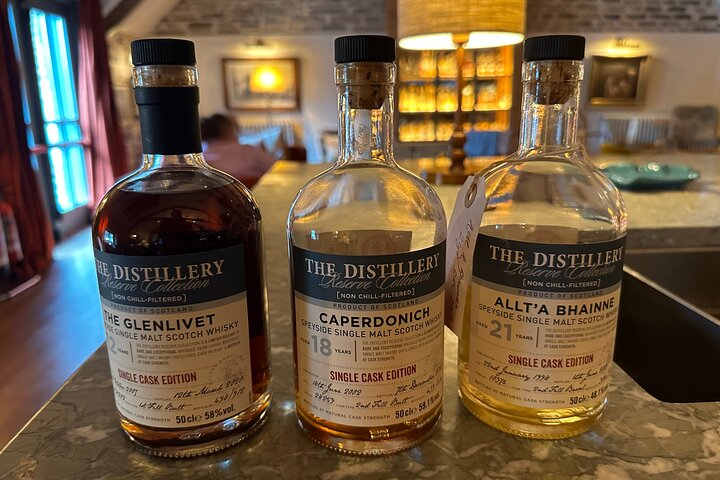 Tour privato del whisky Speyside con oltre 10 degustazioni di single malt