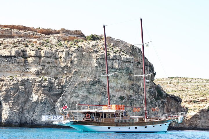 Crociera di andata e ritorno per Malta, inclusa la Laguna Blu con pranzo e bevande