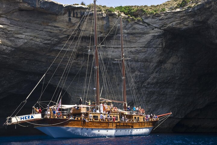 Crociera di andata e ritorno per Malta, inclusa la Laguna Blu con pranzo e bevande
