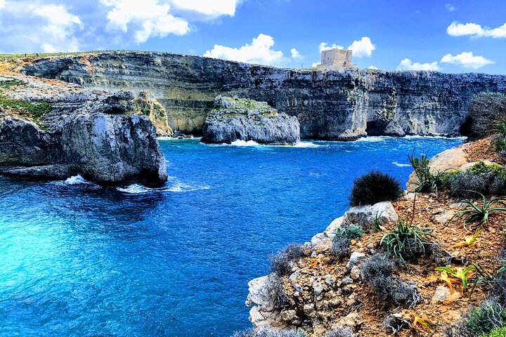 Crociera di andata e ritorno per Malta, inclusa la Laguna Blu con pranzo e bevande