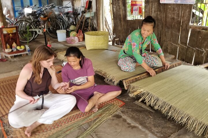 Ben Tre Mekong Zig Zag: Skoter, segelbåt och mat (hel dag)
