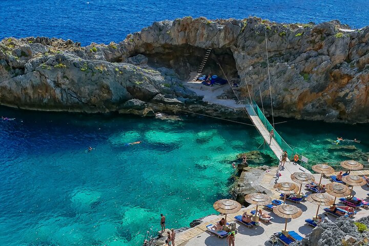Von Rethymno Private Tour zum Strand Spili Kourtaliotiko Kalypso