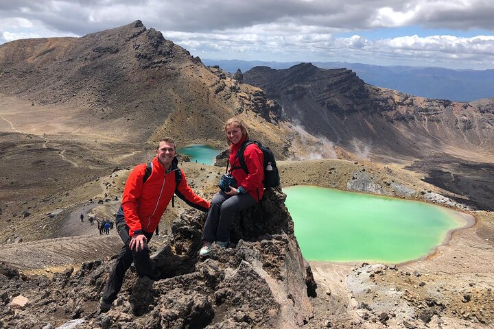 Passeggiata di gruppo guidata premium del Tongariro Crossing