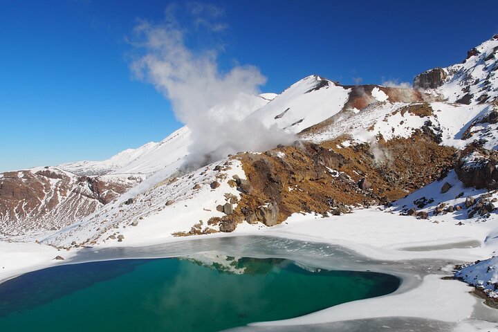 Passeggiata di gruppo guidata premium del Tongariro Crossing