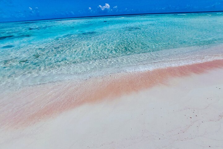 REEF ISLAND | privat ø | lyserødt sand | naturlige svømmebassiner