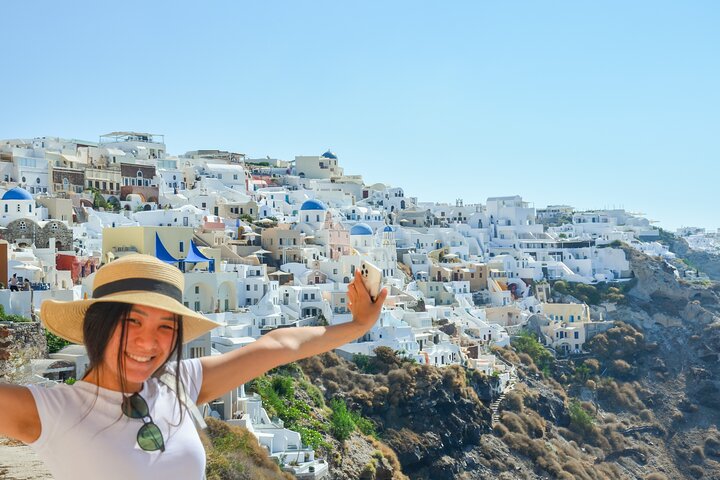 Santorini Highlights Tour per piccoli gruppi con opzione di degustazione di vini
