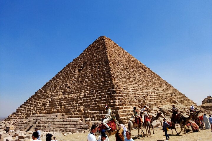 Grand Egyptian Museum, pyramiderna och sfinxen från Sharm el Sheikh