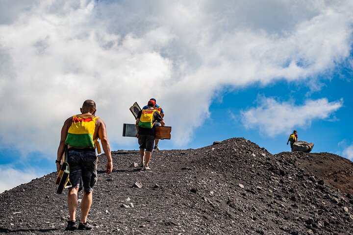 Halvdagstur til Cerro Negro's Volcano Boarding