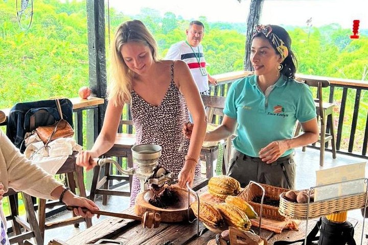 Visite des sources chaudes de cacao et de Santa Rosa au départ de Pereira ou d'Arménie