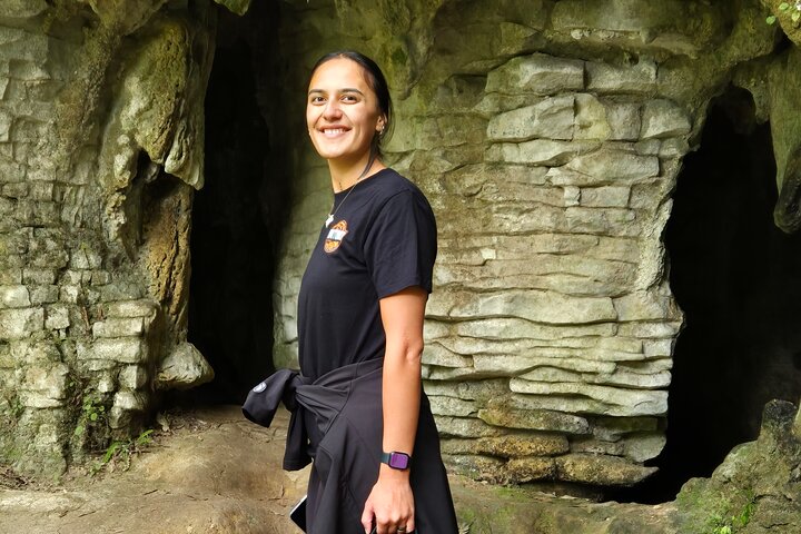 Passeio de bicicleta elétrica em Waitomo, incluindo caminhada encantadora pela mata