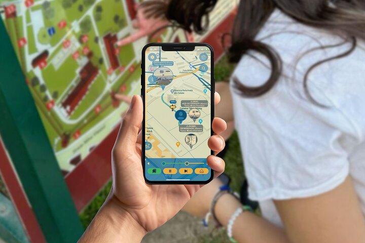 Búsqueda del tesoro GPS autoguiada con la aplicación para teléfonos inteligentes The Maze