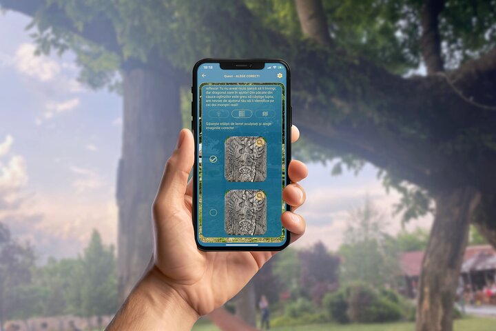 Búsqueda del tesoro GPS autoguiada con la aplicación para teléfonos inteligentes The Maze