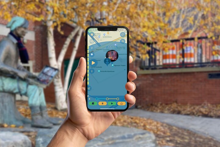Tom Thomson Mystery GPS-applikasjonen gåtur mobilspill
