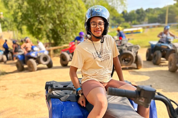 ATV, Bamboe Rafting, Paardrijden n Zwemmen Begeleide Tour