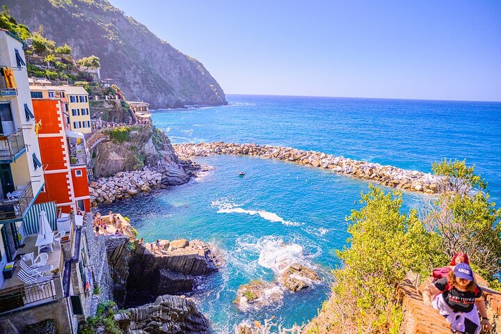 Cinque Terre-tur med limoncino-prøvesmagning fra La Spezia Port