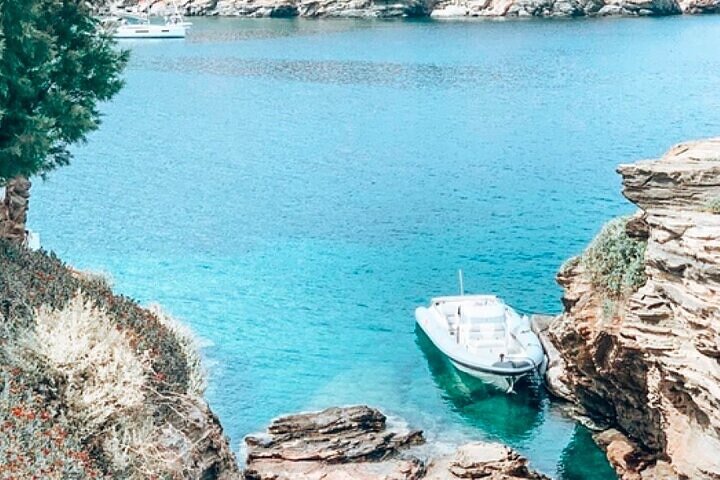 Tour privado en barco Paros, Antíparos y Laguna Azul - Medio día