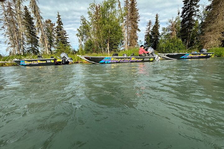 Mezza giornata di pesca al salmone in Alaska nella penisola di Kenai