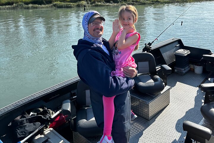 Mezza giornata di pesca al salmone in Alaska nella penisola di Kenai
