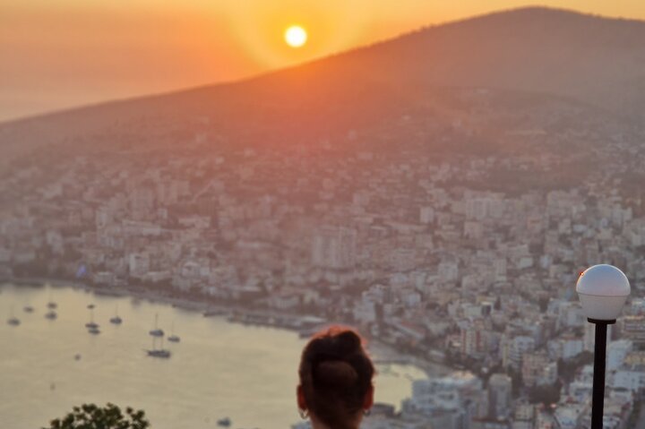 Blue Eye Experience & Lekursi Castle Sunset from Saranda