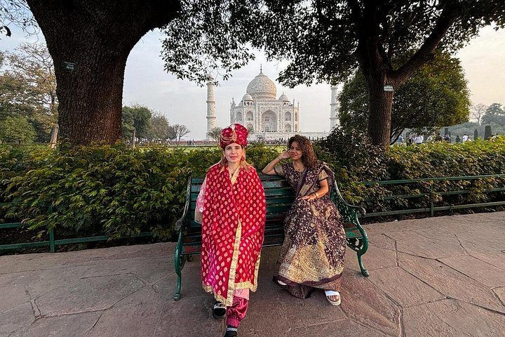 Von Jaipur : Taj Mahal & Agra Tour mit Transfer nach Delhi mit dem Auto