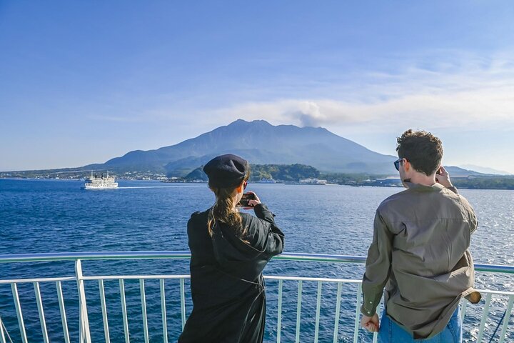 Ontdek de wonderen van Sakurajima halve dagtour in Kagoshima