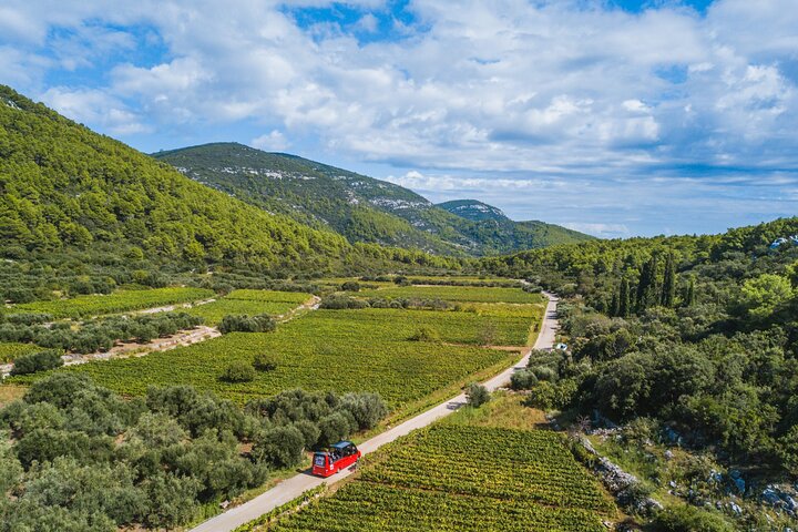Vino de Korcula y visitas turísticas Vistas Catas e historias