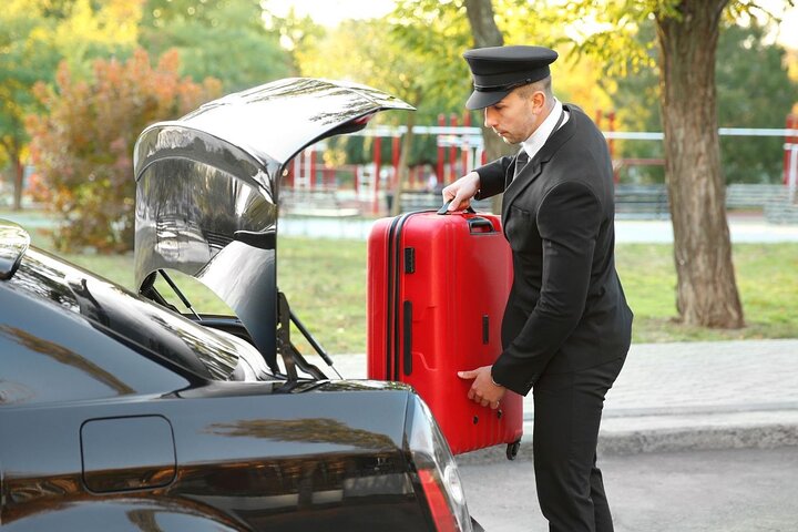 Privat enkelvägstransfer från Glasgow till Glasgow Int. Flygplats