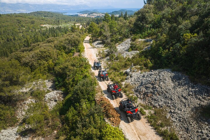 Tour Safari en Buggy Korcula : Playas, Caminos secundarios & Catas de vinos