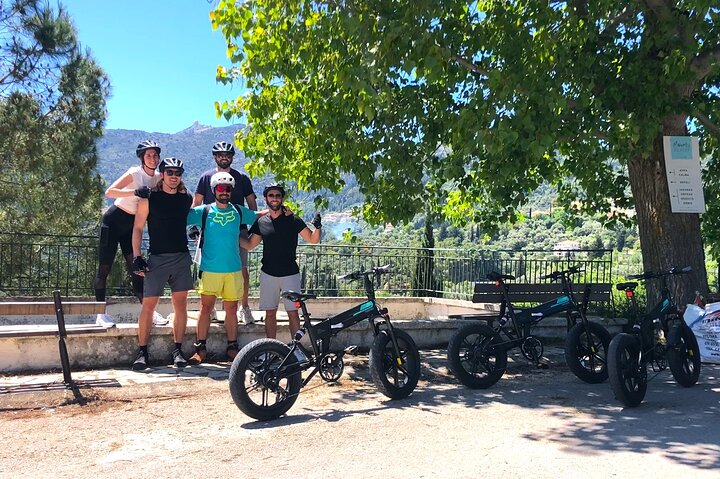 Lefkada: Mountain Gems Elektrisk fett cykeltur och provsmakning