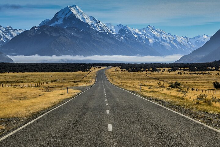 Mt Cook till Christchurch envägs liten grupptur via Lake Tekapo