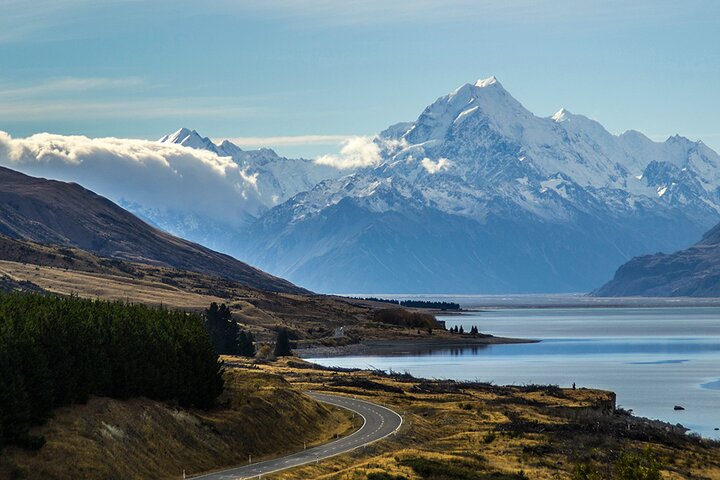 Mt Cook till Christchurch envägs liten grupptur via Lake Tekapo