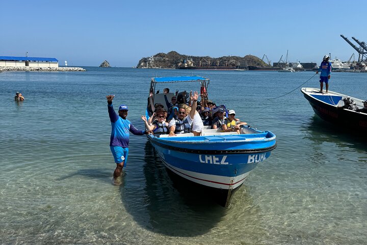 Maritiem avontuur Bahia de Cinto en Playa Cristal, Tayrona Park
