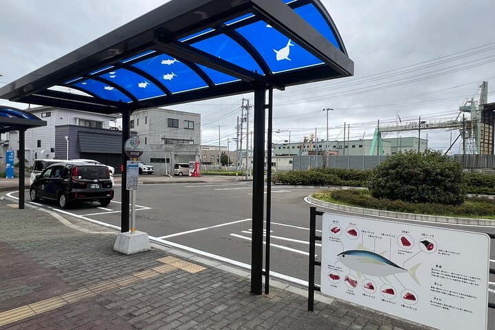 Lokale matturer i Shiogama, Japan Topp Tuna og Sushi Town