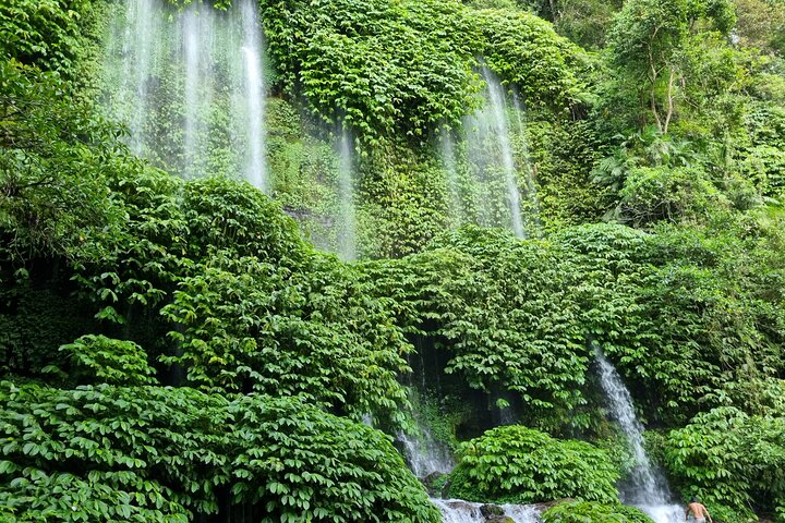 Lombok Tour privado Cascada y pueblo tradicional, incluida la playa
