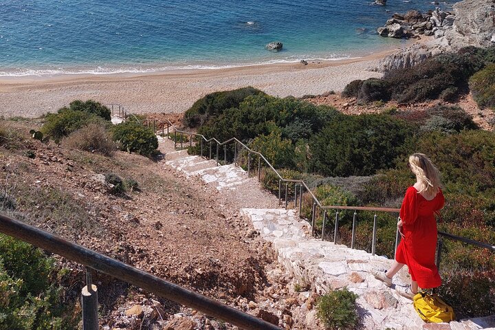 Excursão ao Templo de Poseidon em Cabo Sounio e Riviera Ateniense (+ natação)