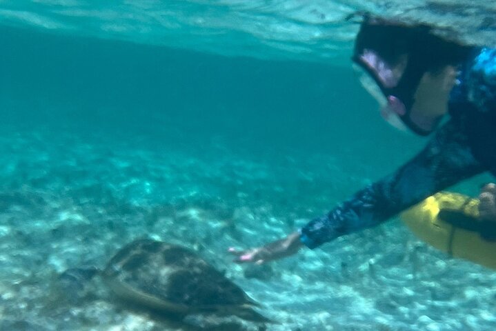 Aventura de snorkel en scooter marino en las Bahamas
