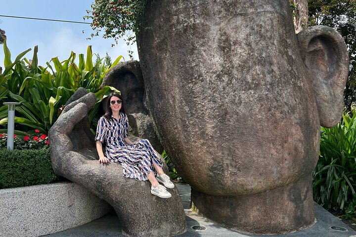 DA NANG Ba Na Hills, Golden Bridge och linbanor PRIVATTUR