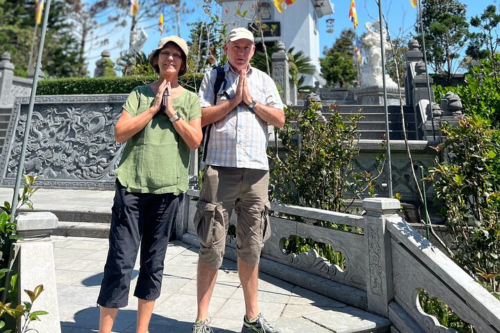 DA NANG Ba Na Hills, Golden Bridge och linbanor PRIVATTUR