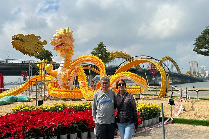 DA NANG Ba Na Hills, Golden Bridge och linbanor PRIVATTUR